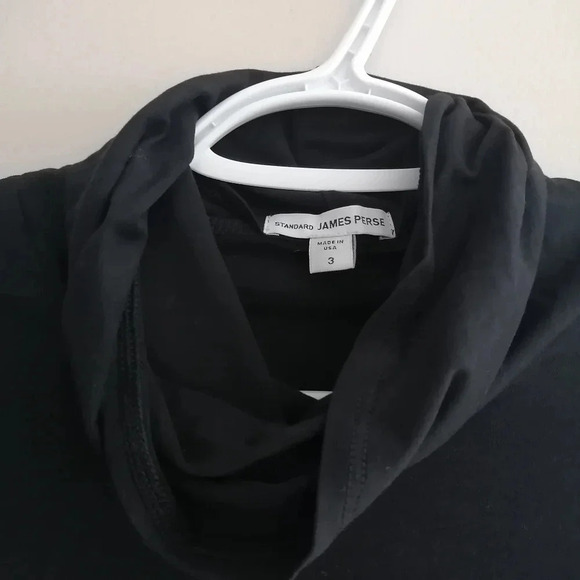 James Perse 3/4 Sleeve Lightweight Cowl Neck Top Size 3 (Large) Minimal - Picture 6 of 14